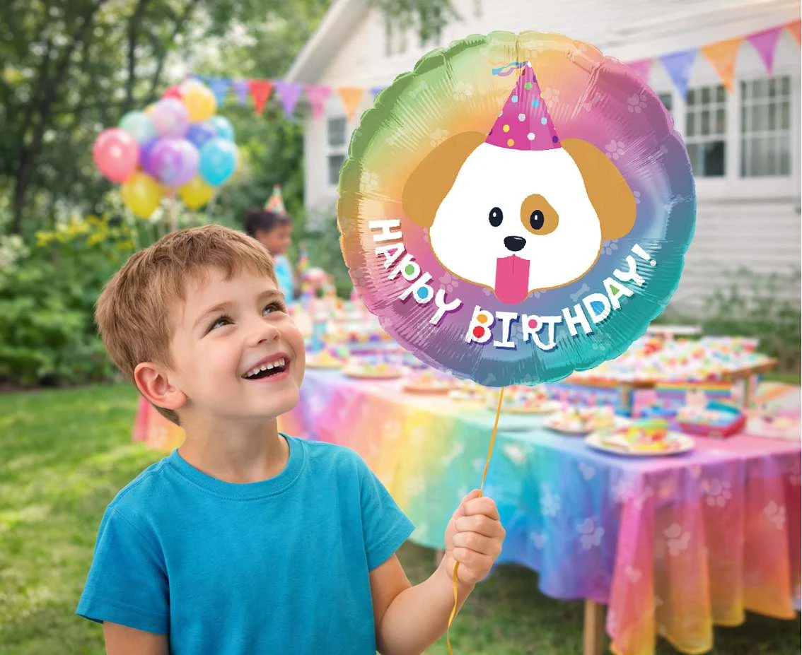 Balon foliowy 18" Urodzinowy Piesek