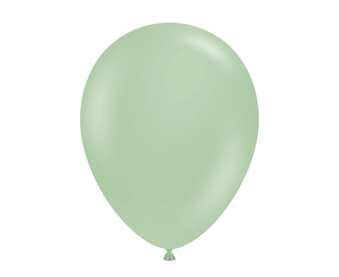 Balony Tuftex 11", (meadow) pastel pistacjowe, 100 szt.