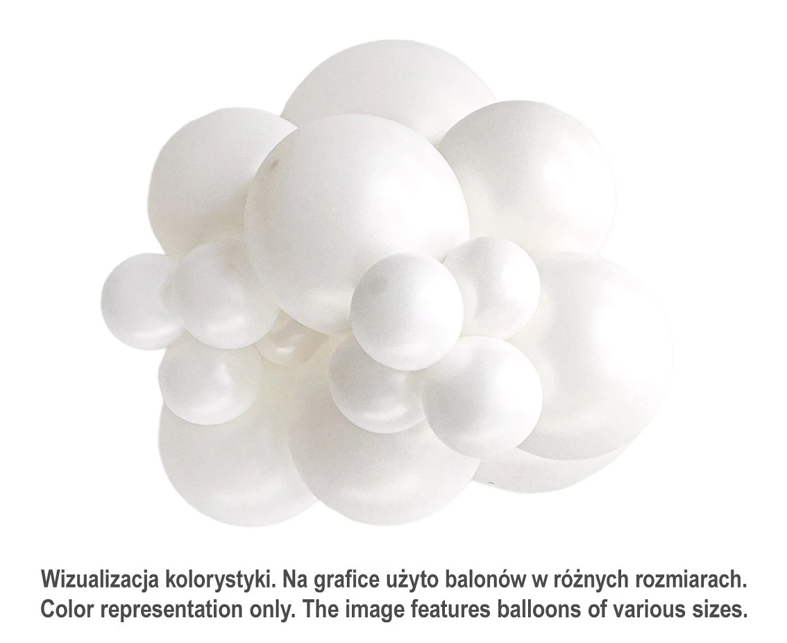 Balony Tuftex 5", (sugar) pastel perłowe, 50 szt.