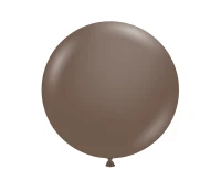 Balony Tuftex 17", (pastel cocoa) pastel czekoladowe, 25 szt.