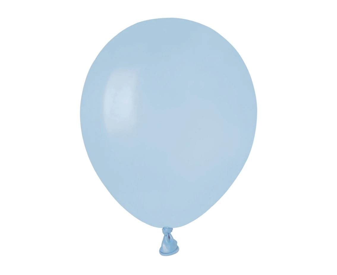 Balony Gemar 5", pastel pudrowe błękitne, 100szt.