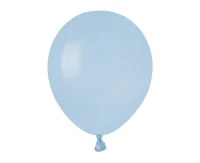 Balony Gemar 5", pastel pudrowe błękitne, 100szt.