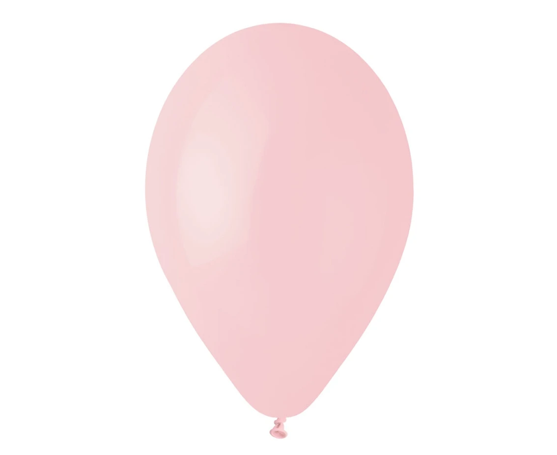 Balony Gemar 12", pastel pudrowe różowe, 100szt.