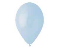 Balony Gemar 12", pastel pudrowe błękitne, 100szt.