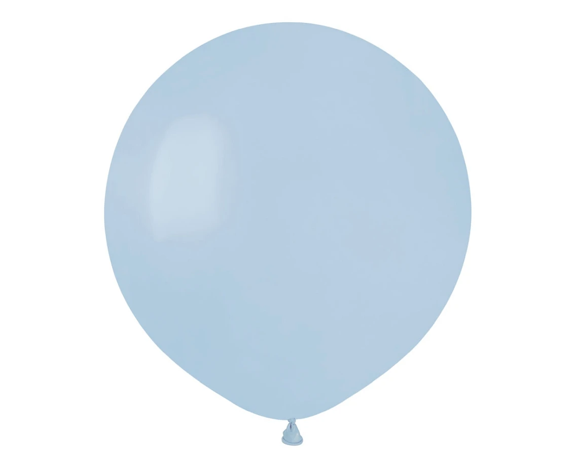Balony Gemar 19", pastel pudrowe błękitne, 25szt.