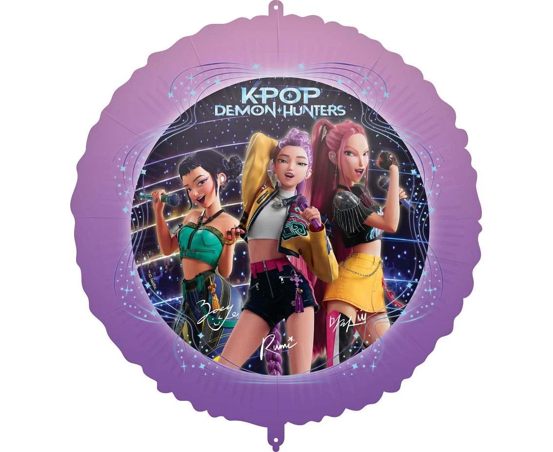 Balon foliowy K-POP DEMON HUNTERS, 46 cm