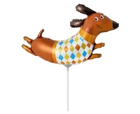 Balon foliowy 11" FX - Dachshund mini, niepakowany