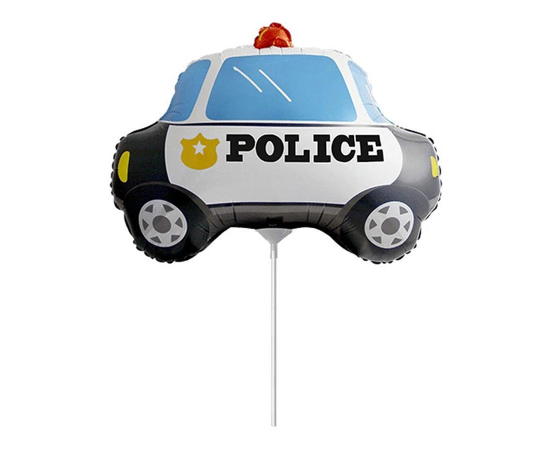Balon foliowy 9" FX - Baby Police mini, niepakowany