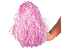 Czirliderka duże różowe pompony 50 cm