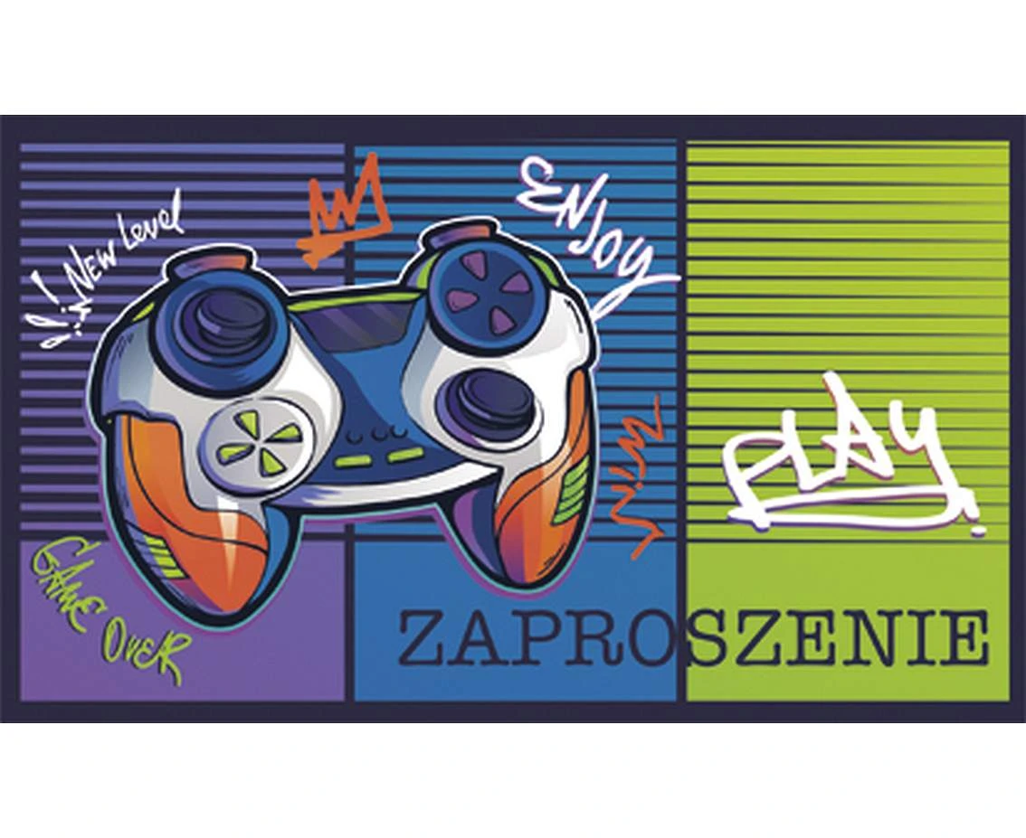 Zaproszenie Pad, 160x95 cm z kopertą, 10 szt.
