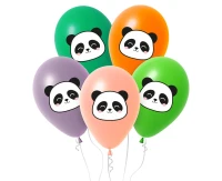 Balony Panda, 12" , 5 szt.