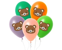 Balony Miś, 12", 5 szt.