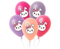 Balony Królik, 12", 5 szt.