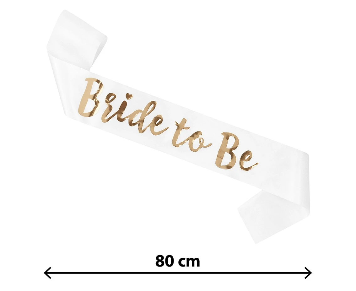 Szarfa Bride to be różowa