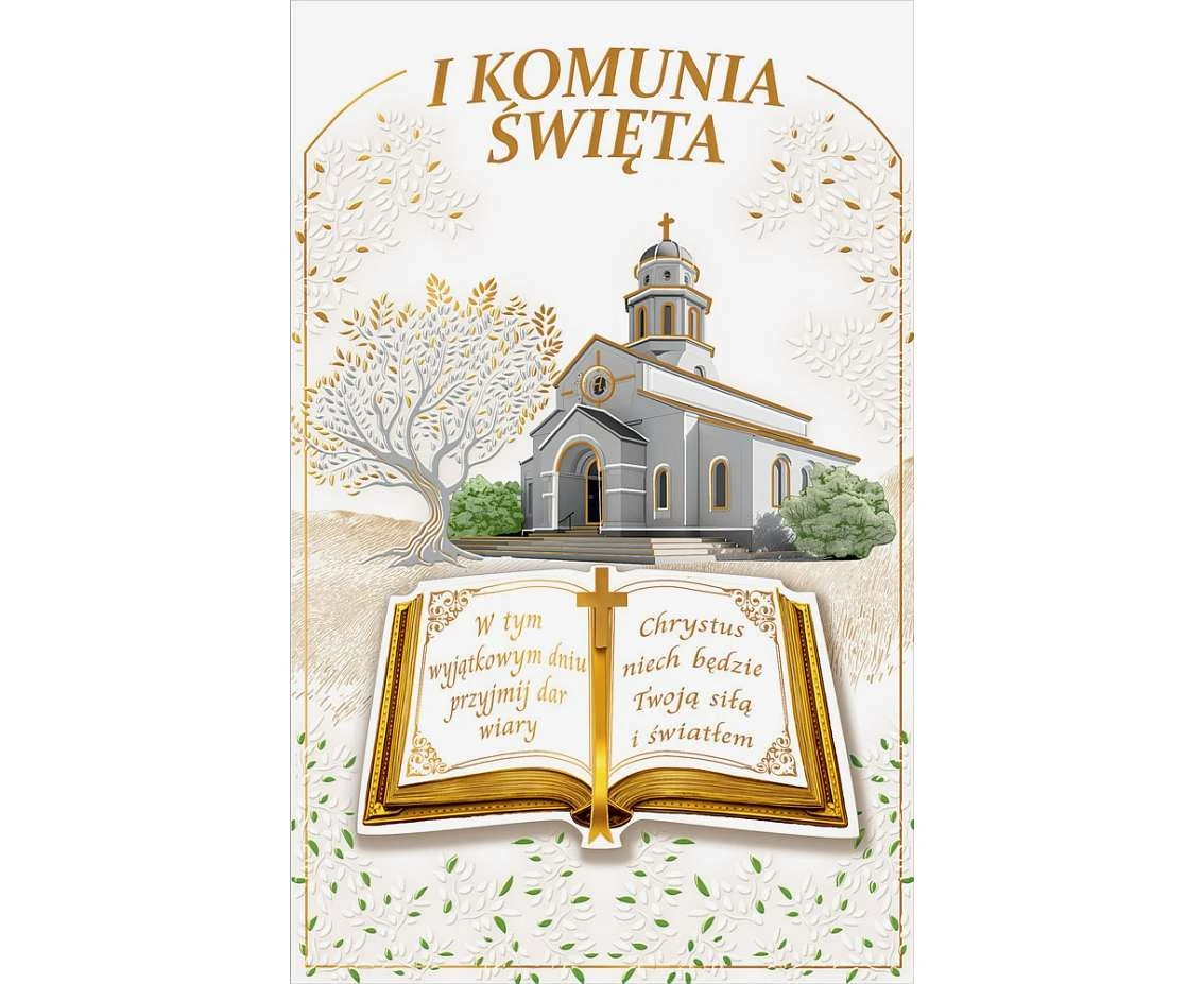 Kartka Komunijna, Biblia, Kościół