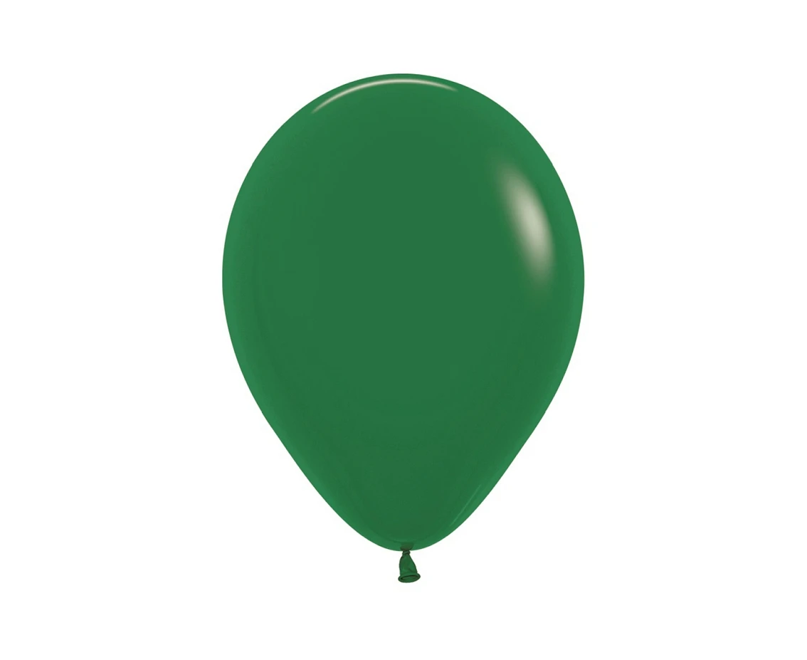 Balony Sempertex 5", (forest green) Butelkowa Zieleń, 50 szt.
