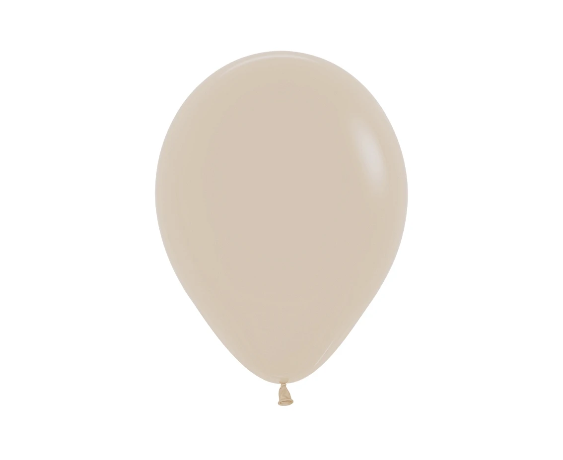 Balony Sempertex 5", (white sand) Piaskowe, 50 szt.