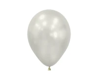 Balony Sempertex 5", (silk oyster white) Silk, Białe, 50 szt.