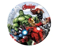 Talerzyki papierowe Avengers Infinity Stones Next Generation Disney, 20 cm, 8szt. (papier FSC) KK