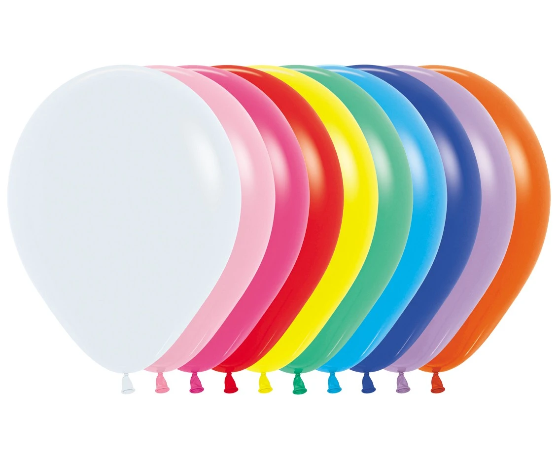 Balony Sempertex 12", (fashion assorted) Pastel Mix, 50 szt.