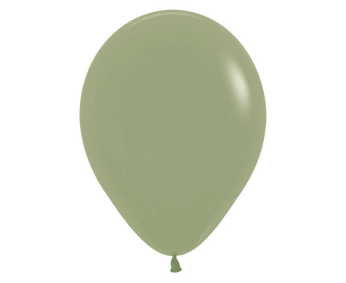 Balony Sempertex 12", (eucalyptus) Zielony Eukaliptus, 50 szt.