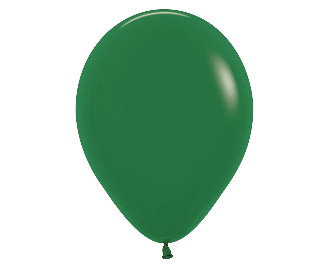 Balony Sempertex 12", (forest green) Butelkowa Zieleń, 50 szt.