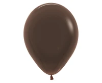 Balony Sempertex 12", (chocolate brown) Czekoladowe, 50 szt.