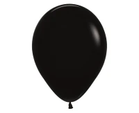 Balony Sempertex 12", (black) Czarne, 50 szt.