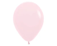 Balony Sempertex 12", (pastel matte pink) Matte Pink, 50 szt.