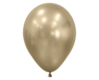Balony Sempertex 12", (silk gold dust) Silk, Złote, 50 szt.