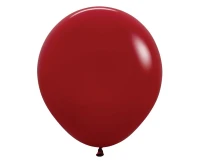 Balony Sempertex 18", (imperial red) Burgundowe, 25 szt.