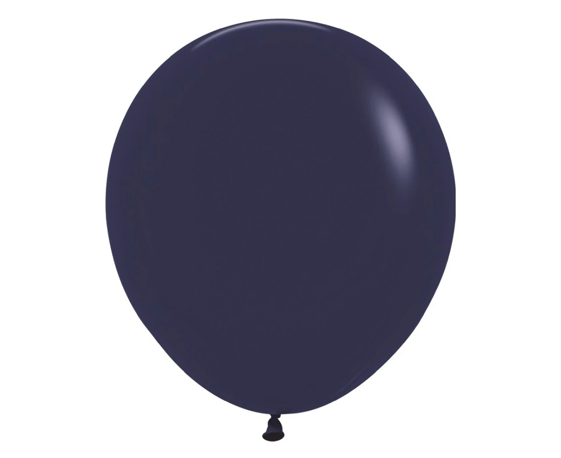 Balony Sempertex 18", (navy blue) Granatowe, 25 szt.