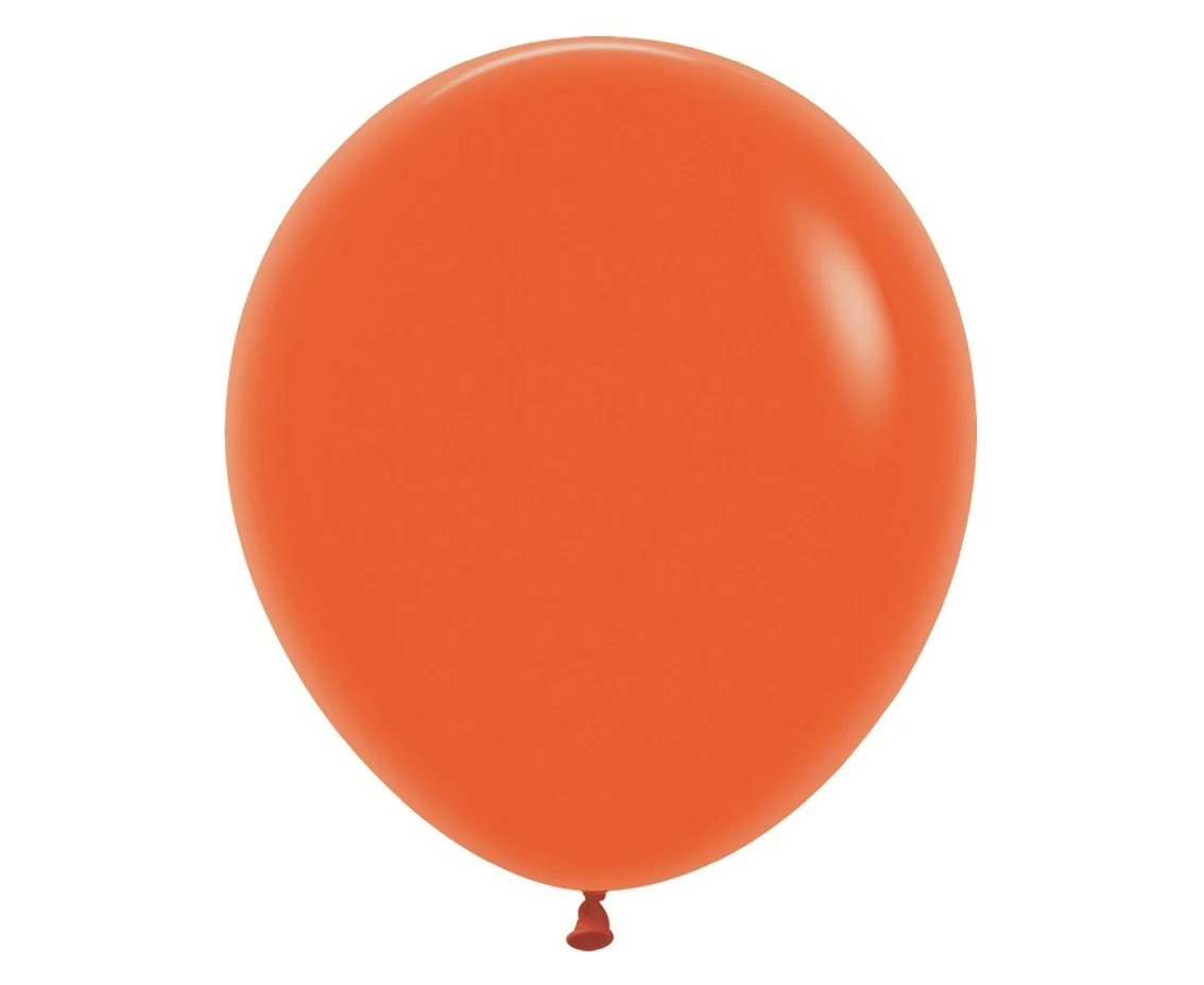 Balony Sempertex 18", (orange) Pomarańczowe, 25 szt.