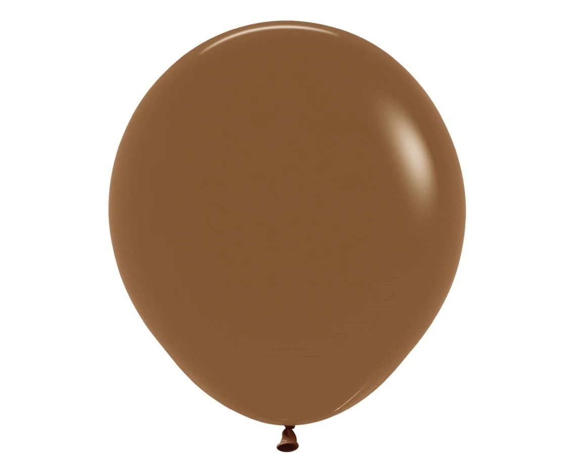 Balony Sempertex 18", (coffee) Kawowe, 25 szt.