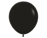 Balony Sempertex 18", (black) Czarne, 25 szt.