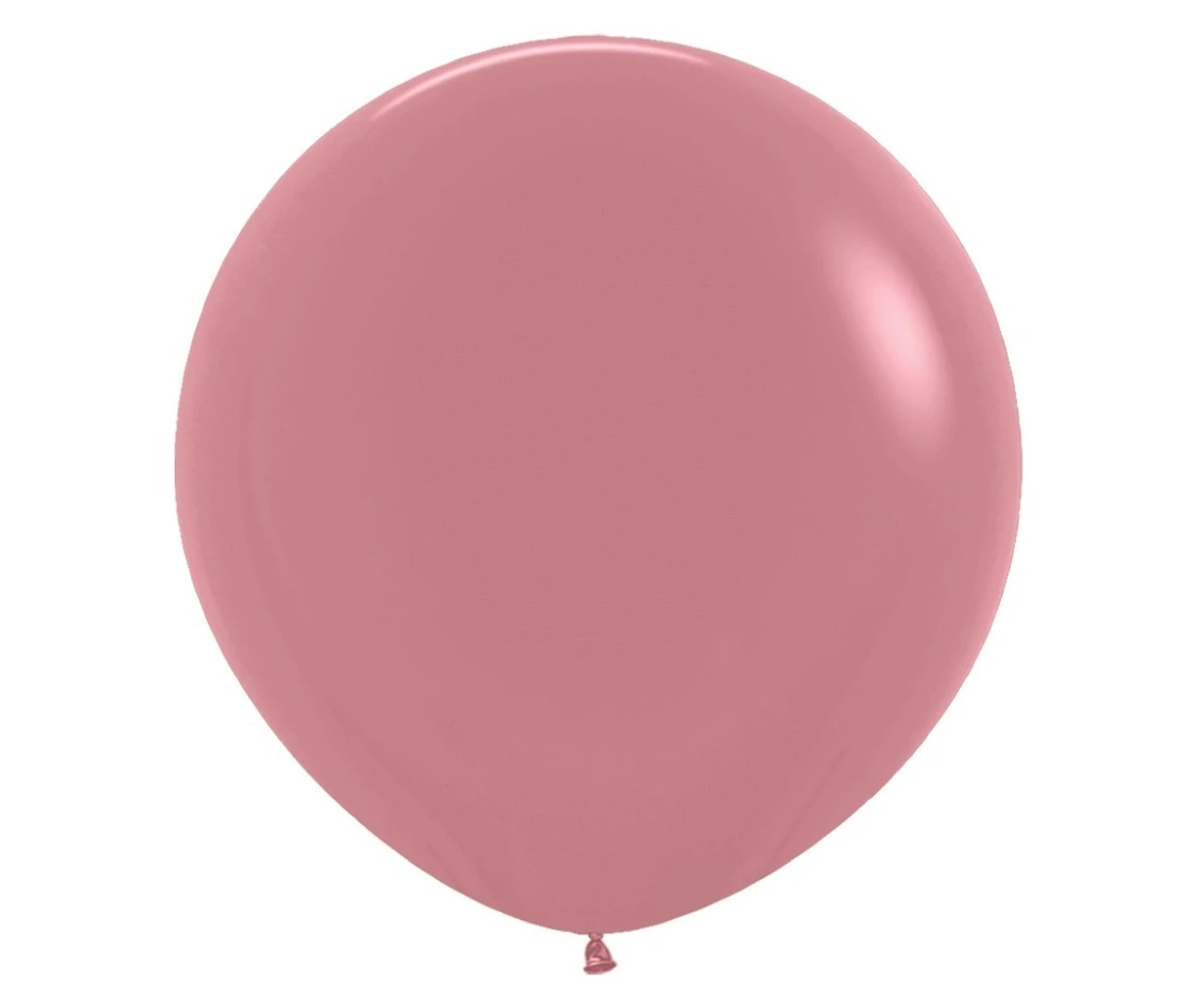Balony Sempertex 24", (rosewood) Pudrowy róż, 3 szt.