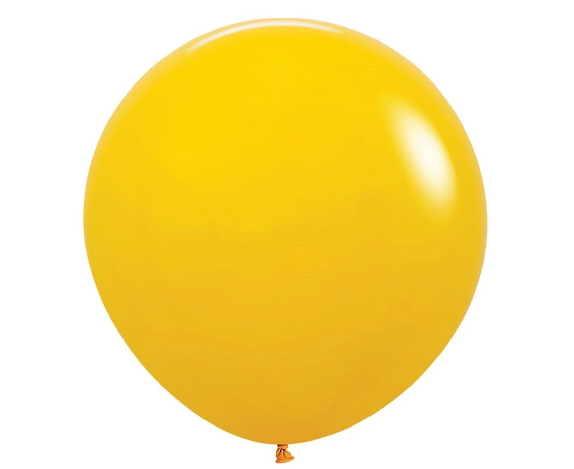 Balony Sempertex 24", (honey yellow) Miodowo-żółte, 3 szt.