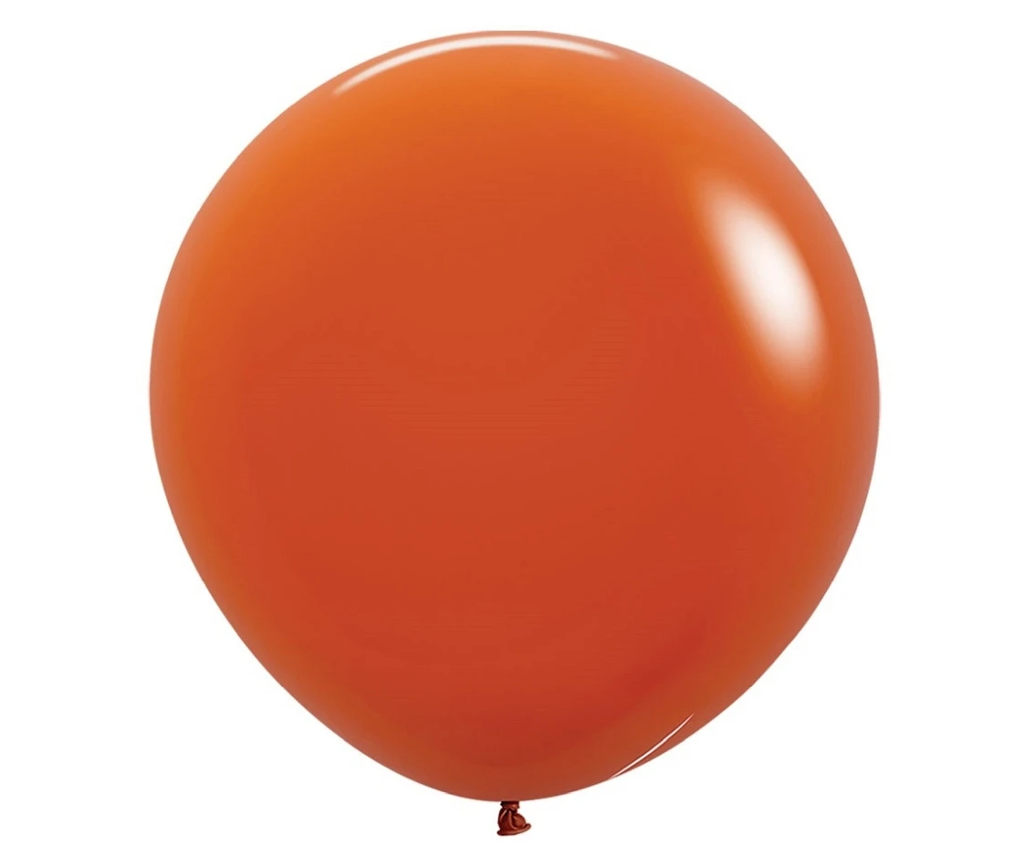Balony Sempertex 24", (sunset orange) Ciemnopomarańczowe, 3 szt.