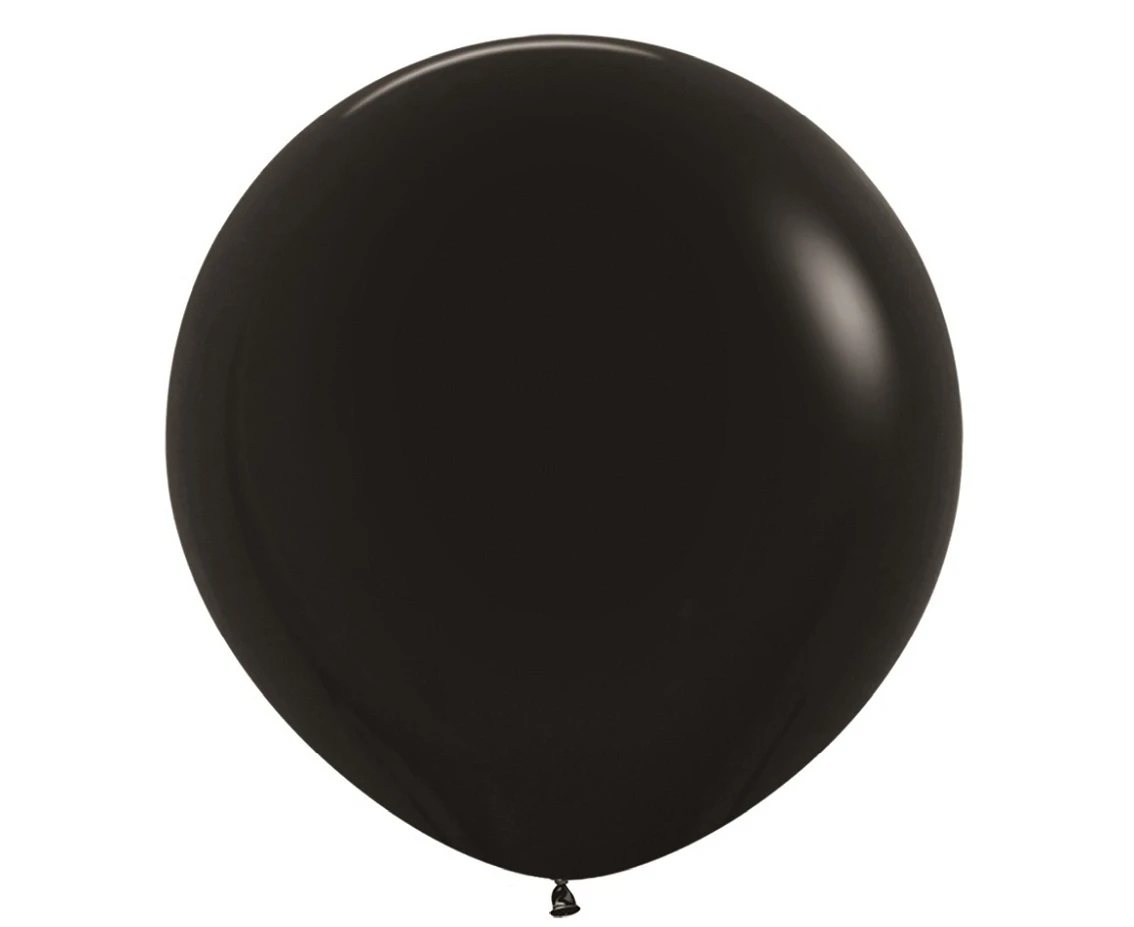 Balony Sempertex 24", (black) Czarne, 3 szt.
