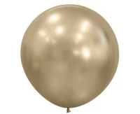 Balony Sempertex 24", (silk gold dust) Silk, Złote, 3 szt.