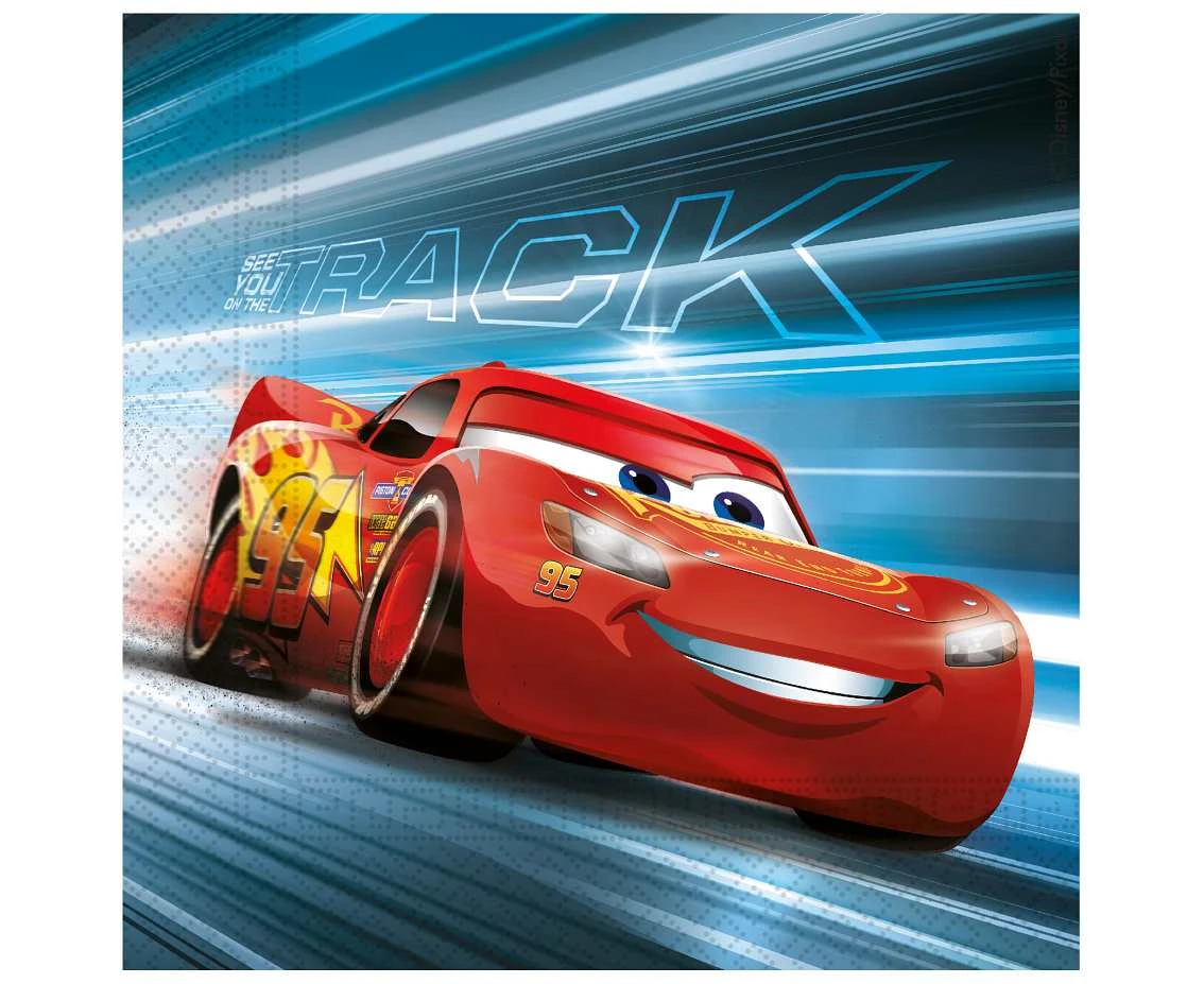 Serwetki papierowe Cars 3, rozm.  33x33 cm, 20 szt. (FSC)