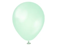 Balony Kalisan 5", (pearl green) perłowe zielone, 50 szt.