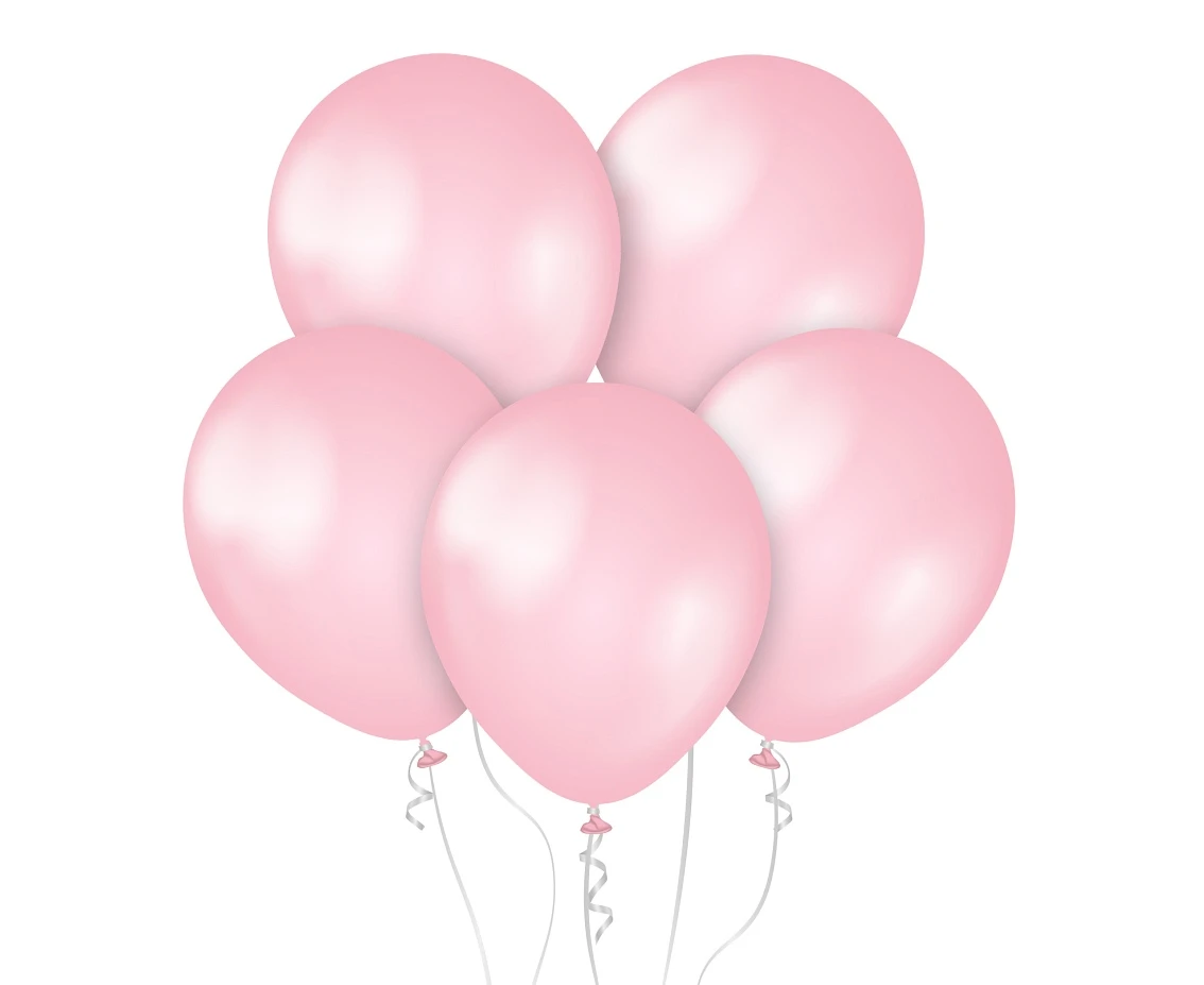 Balony Kalisan 11", (pearl pink) perłowe różowe, 50 szt.