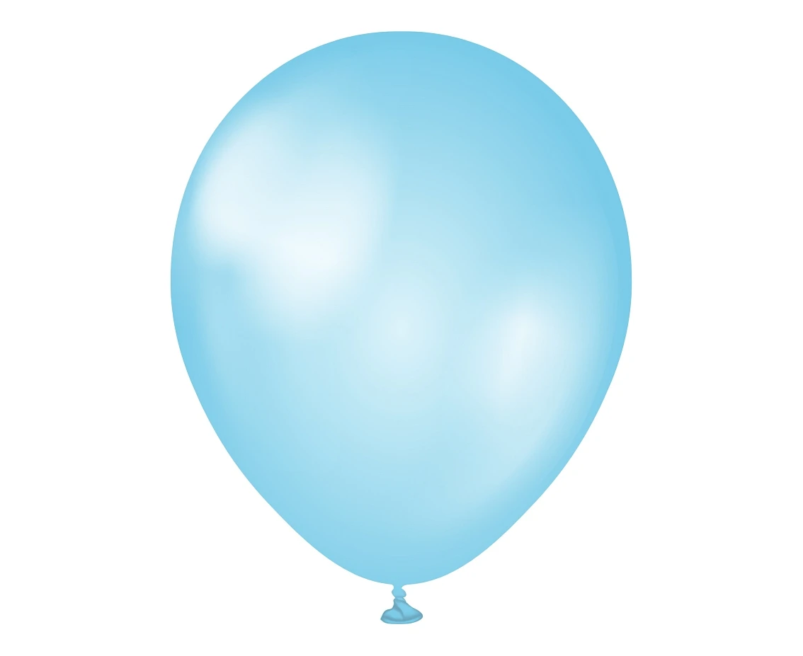 Balony Kalisan 11", (pearl sky blue) perłowe błękitne, 50 szt.