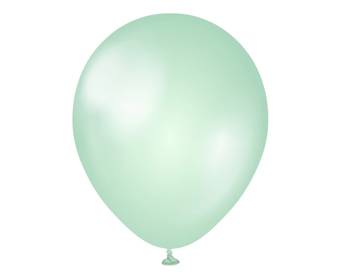 Balony Kalisan 11", (pearl green) perłowe zielone, 50 szt.