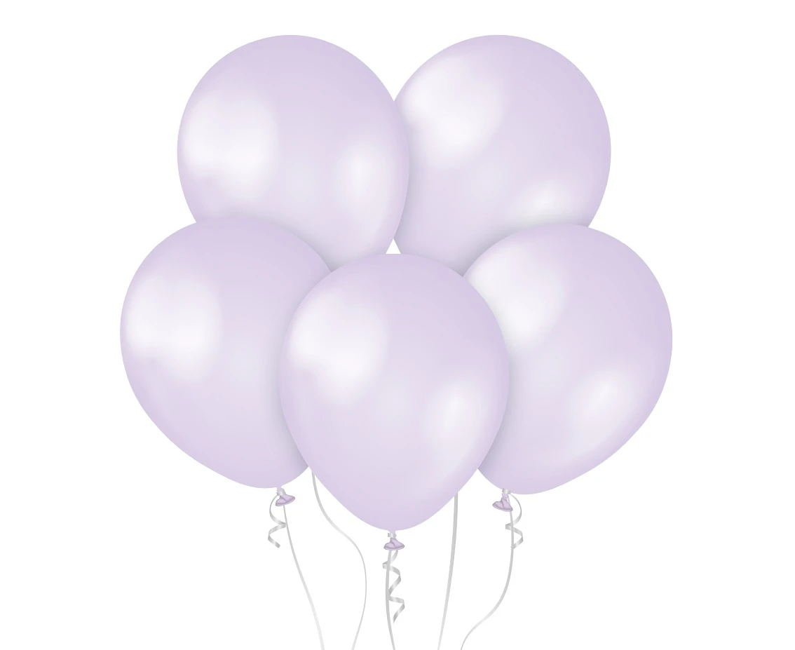 Balony Kalisan 11", (pearl lilac) perłowe liliowe, 50 szt.