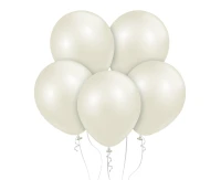 Balony Kalisan 12", (aura ivory white) aura kość słoniowa, 50 szt.
