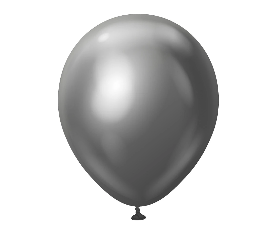 Balony Kalisan 18", (mirror space grey) mirror grafitowe, 25 szt.