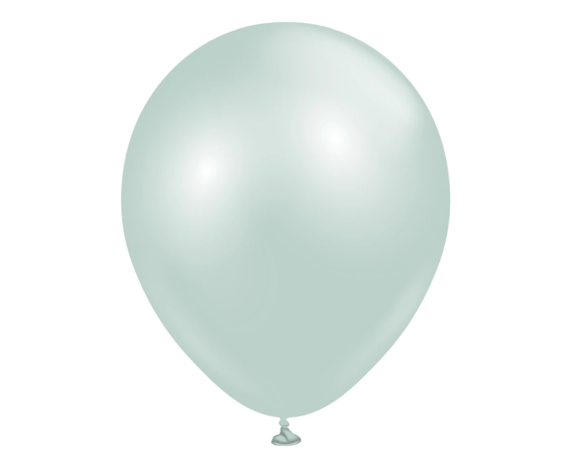 Balony Kalisan 18", (aura ice mint) aura miętowe, 25 szt.
