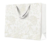 Torebka prezentowa Biały kraft, 54x44x16 cm